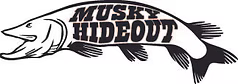 musky hideout cabin logo